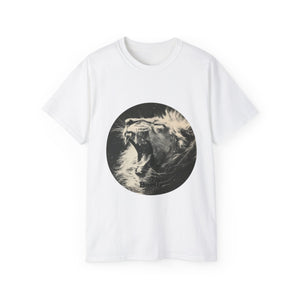 Unisex Cotton Lion Bossly Tee | Eco-Friendly Fashion