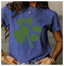 Load image into Gallery viewer, Trendy Women Clover Crop T-Shirt - Floral Patterns &amp; Colors
