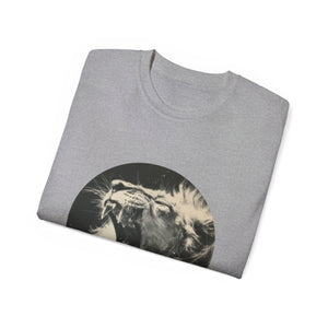 Unisex Cotton Lion Bossly Tee | Eco-Friendly Fashion