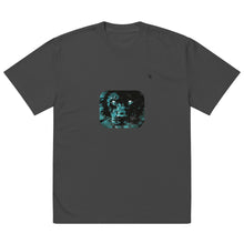 Load image into Gallery viewer, Bossly Cyan Lion Oversized Tee | Embrace Versatility
