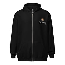 Load image into Gallery viewer, Bossly Unisex Zip Hoodie - Stylish Comfort
