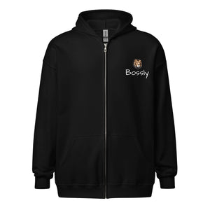 Bossly Unisex Zip Hoodie - Stylish Comfort