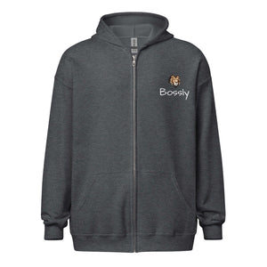 Bossly Unisex Zip Hoodie - Stylish Comfort